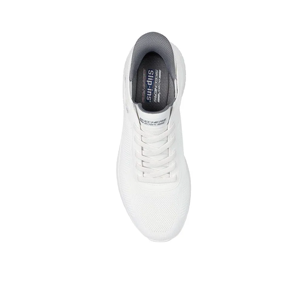 SKECHERS Men Casual Shoes Slip-ins®: BOBS Sport™ Squad Chaos - Solid Step White - SK108SH343EKTH