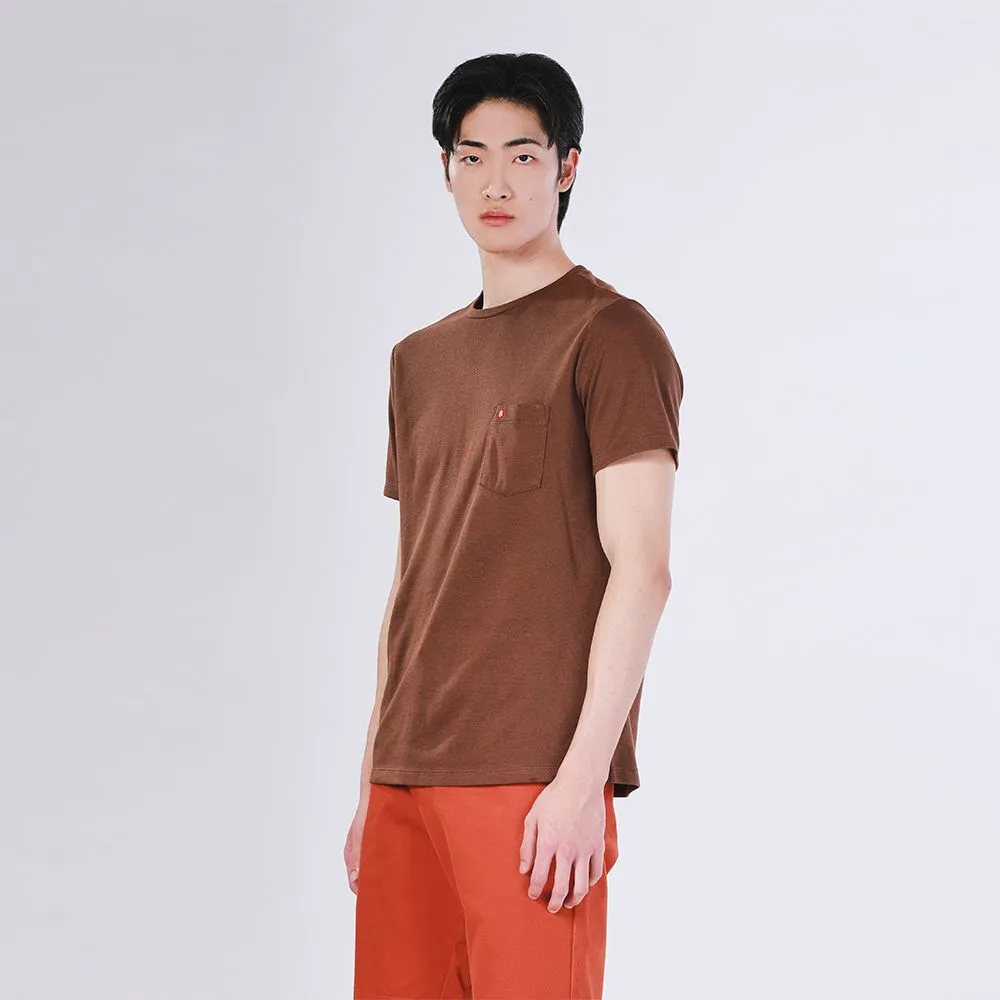 JOHN HENRY Men's T-Shirts (Slim Fit) SDM Brown