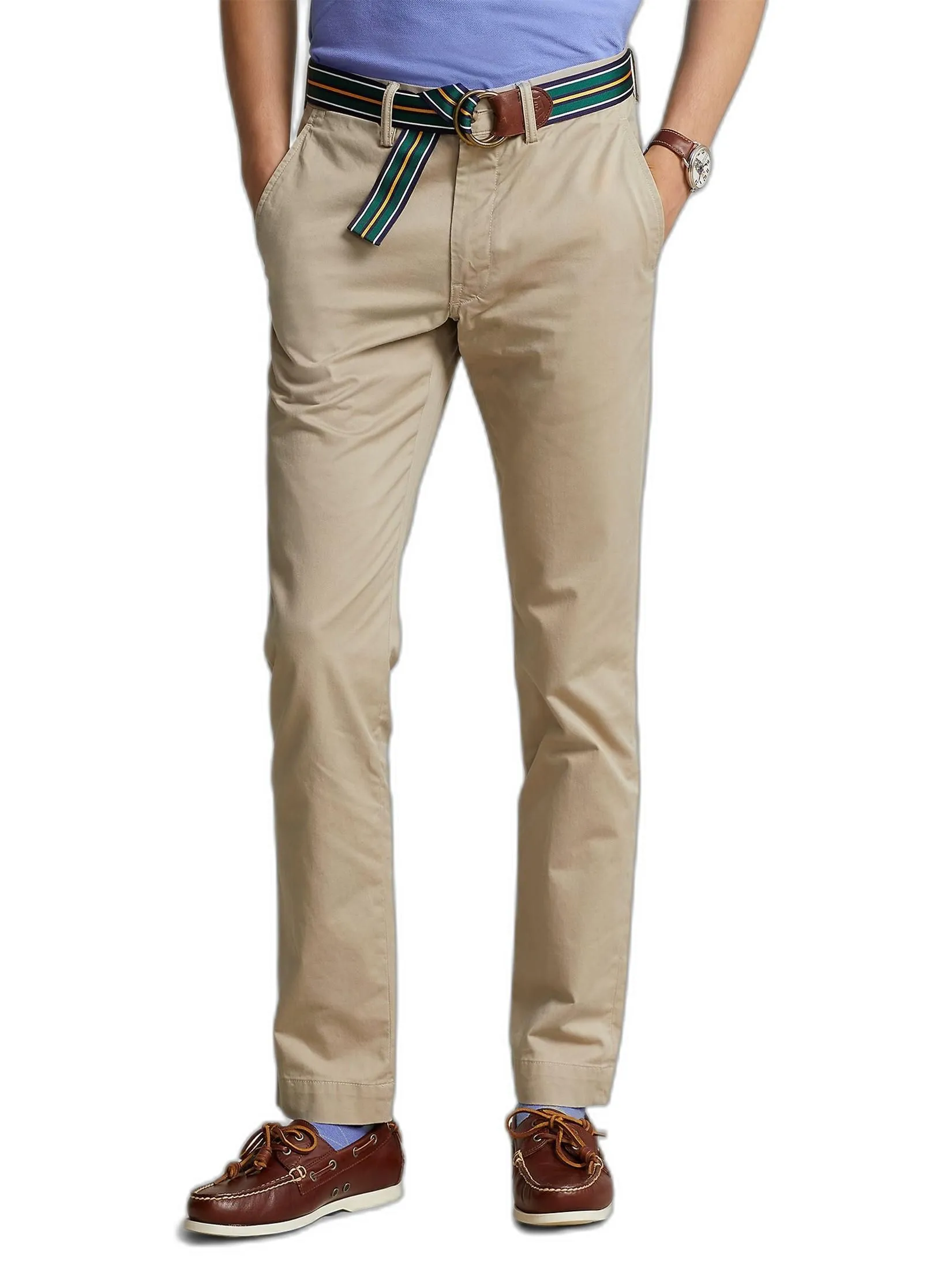 POLO RALPH LAUREN Polo Ralph Lauren PANTS-Stretch Slim Fit Chino Pant MNPOPNT14G20161 270 LIGHT BEIGE-270