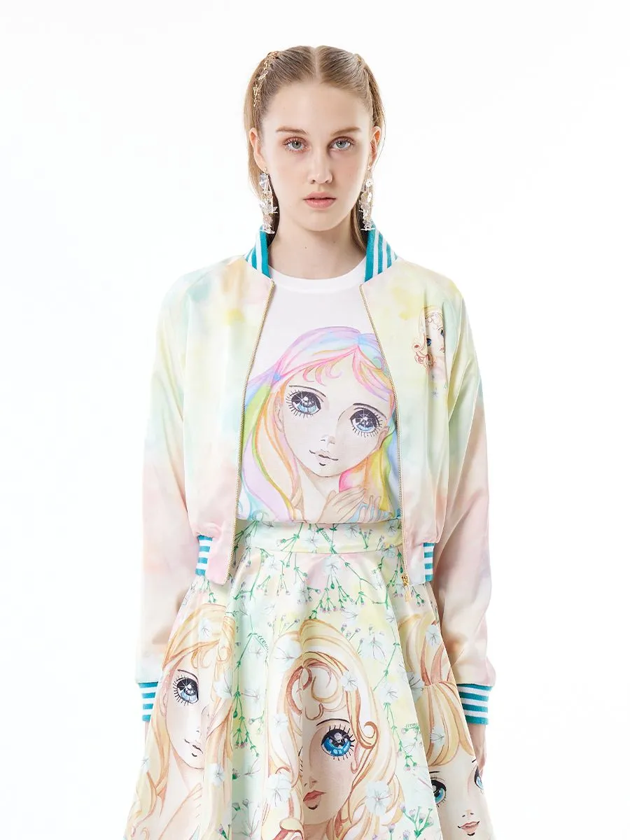 ICONIC WOMAN RAINBOW COLLETE JACKET