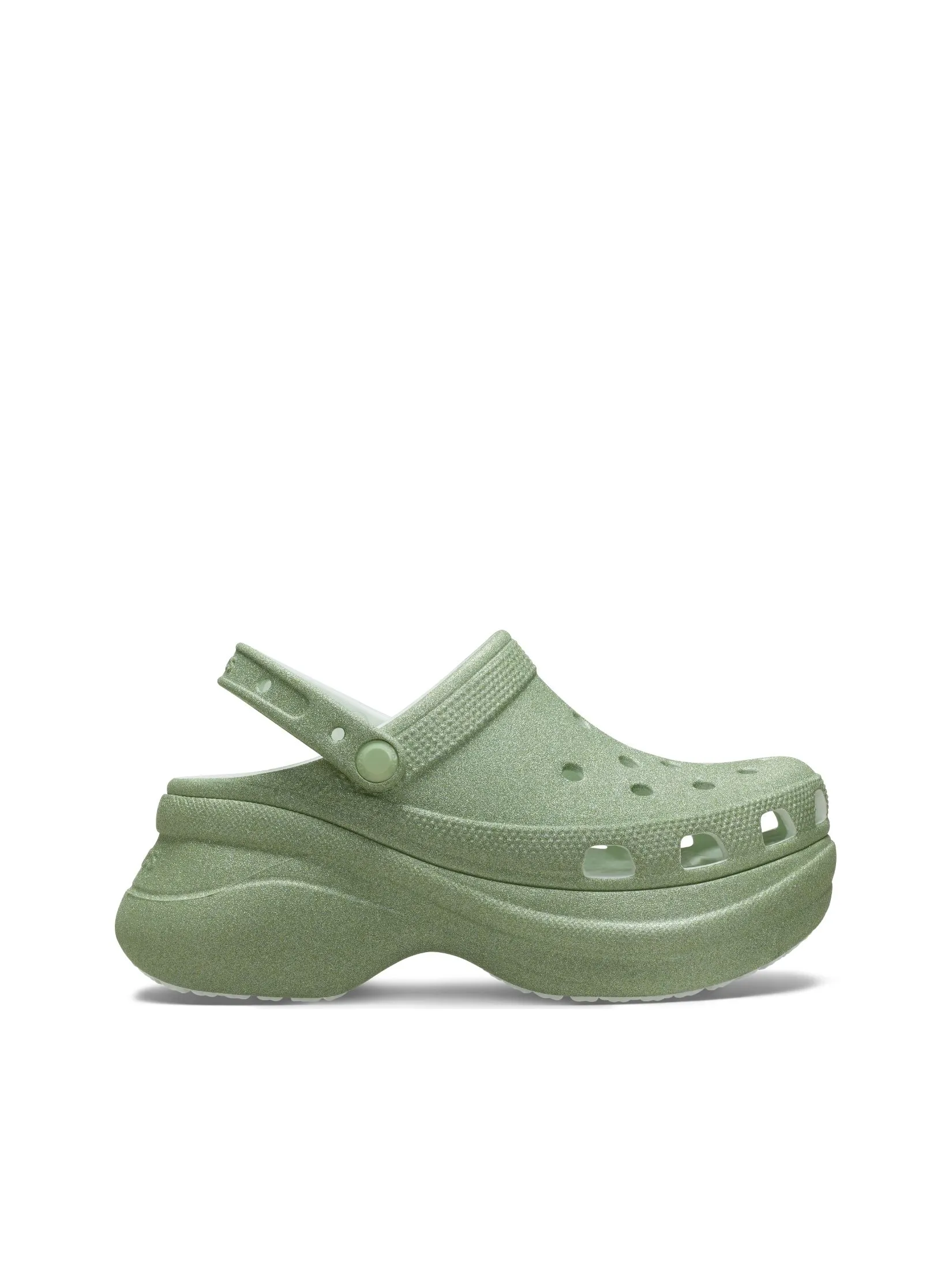 CROCS WOMEN'S BAE GLITTER CLOG - MINT TINT