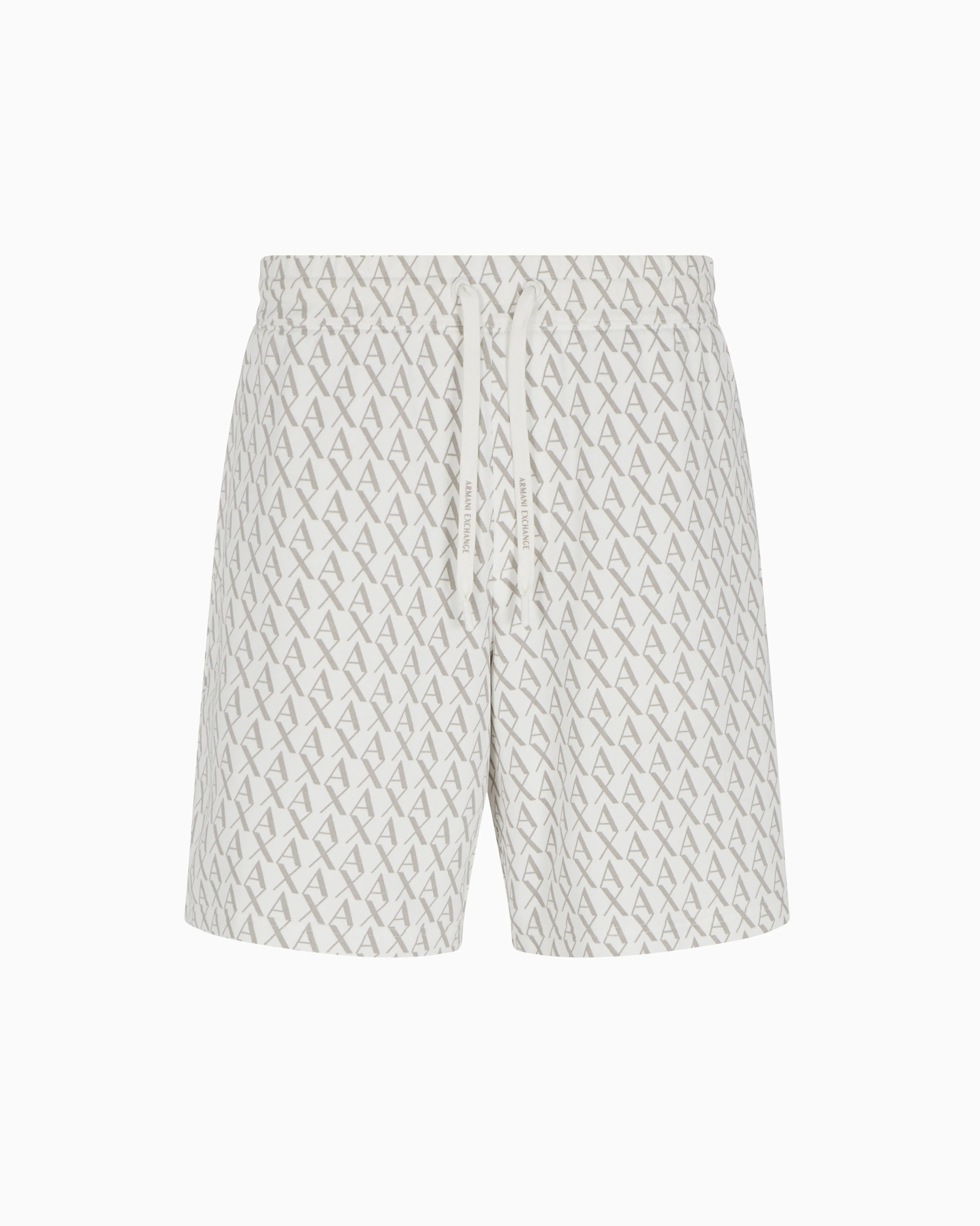 ARMANI EXCHANGE Shorts Men XM001227-AF11847-F0017 Off-White Size - L