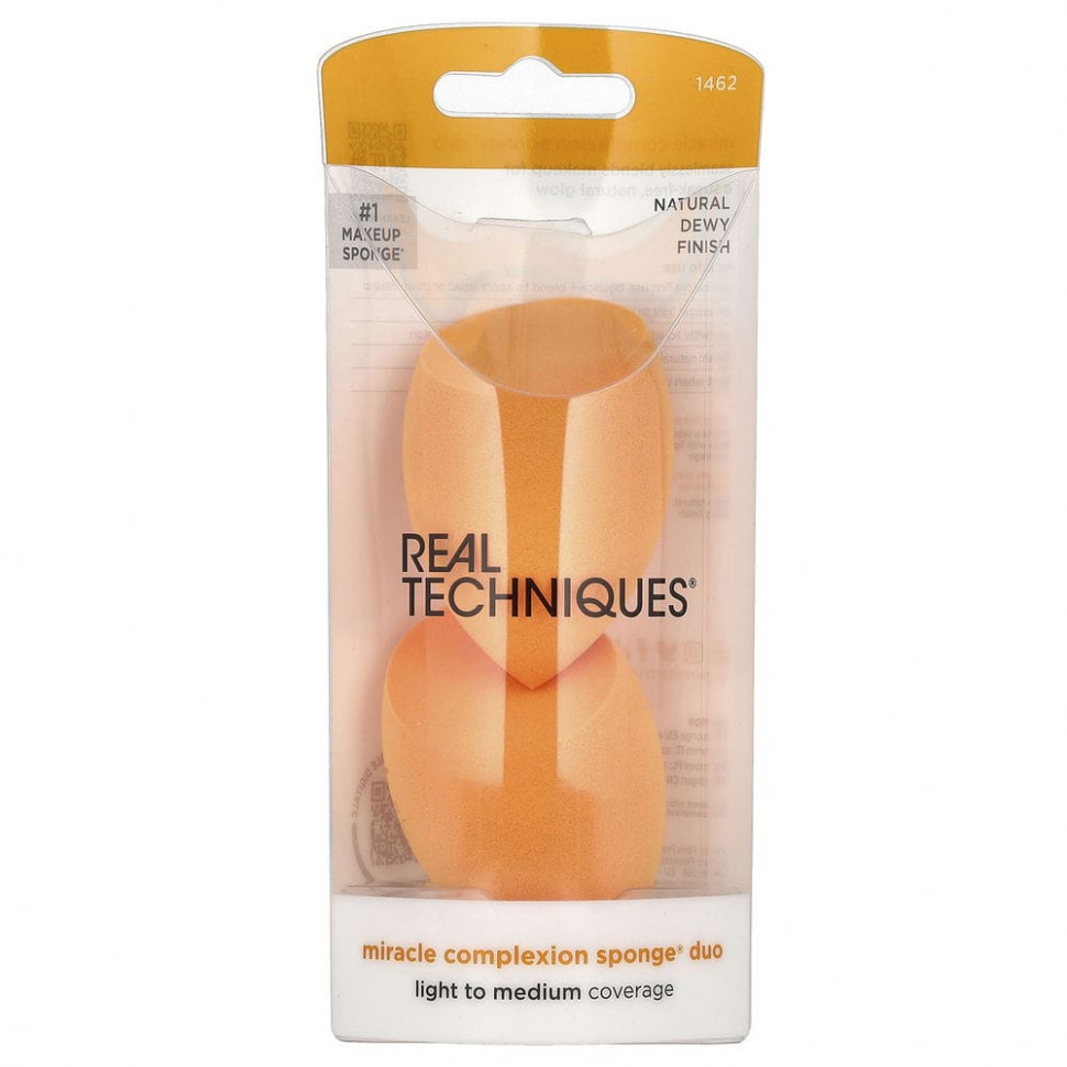 Real Techniques, Спонжи Miracle Complexion, 2 спонжа