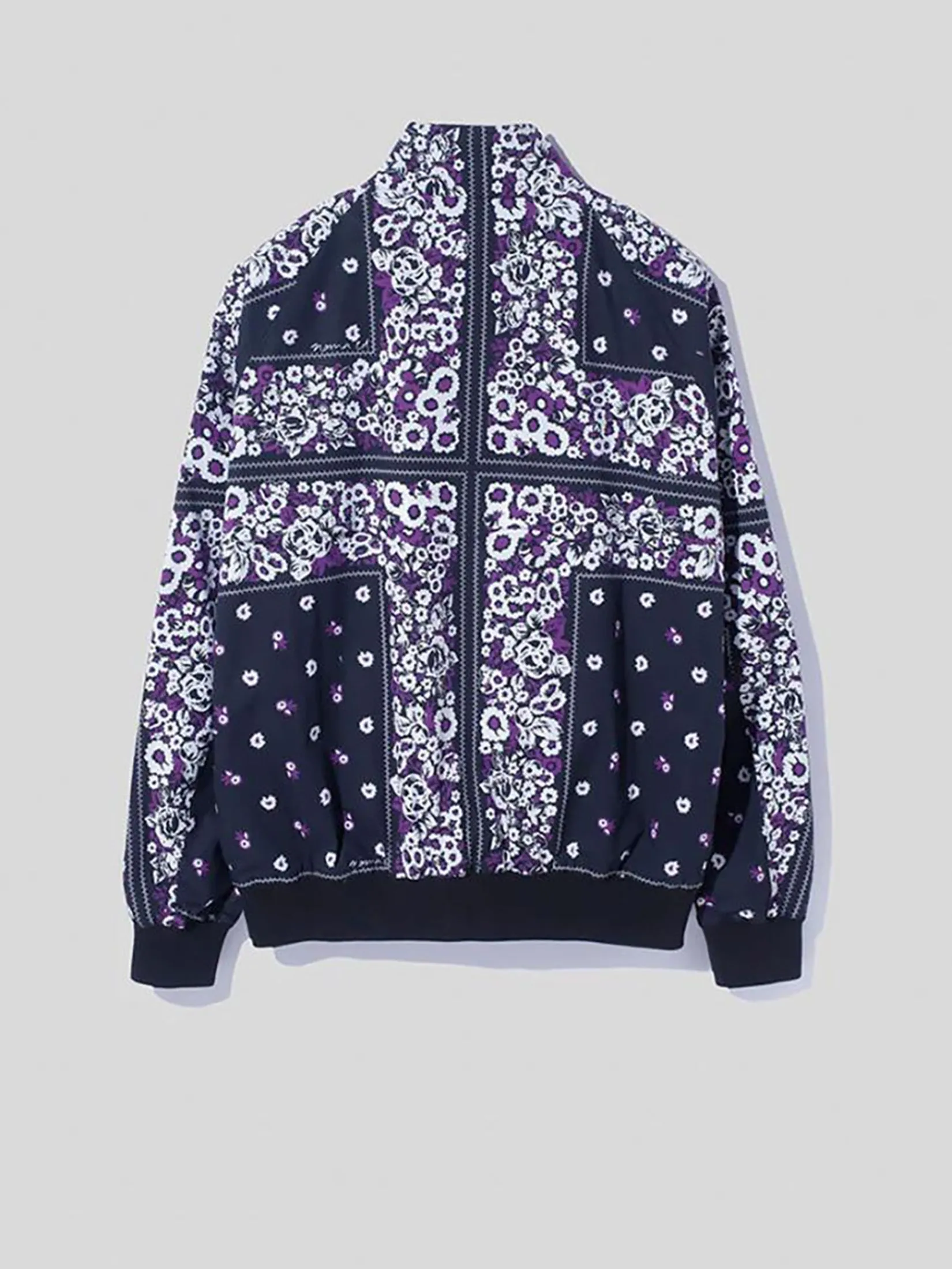 BARACUTA Unisex Harrington Jacket G9 Archive Fits NomaTD Print Black/Purple