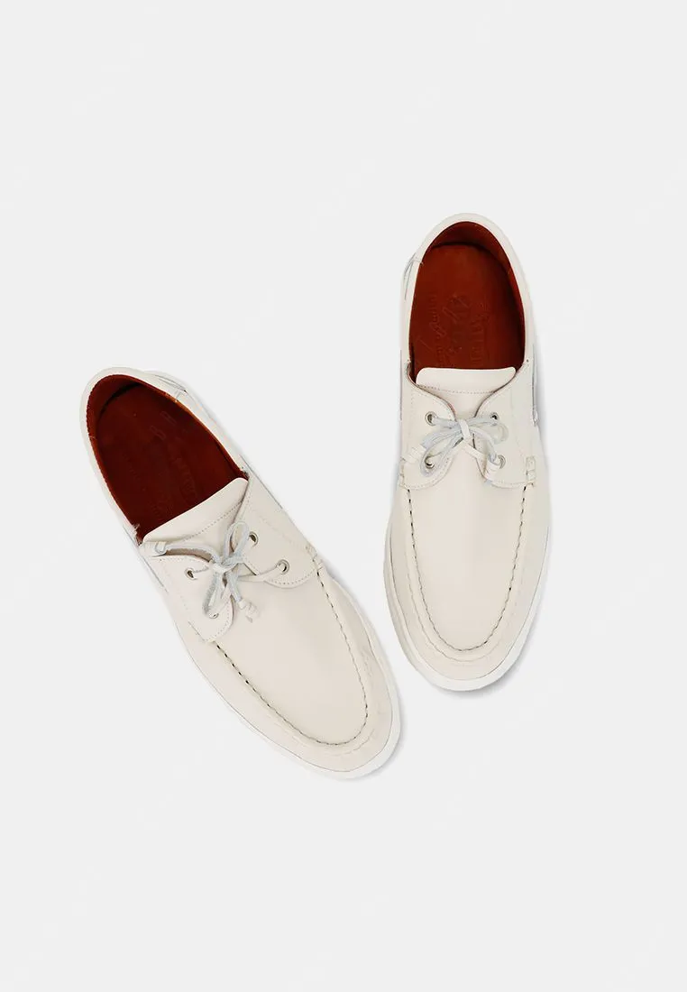 BROWN STONE BROWN STONE NEW YORK BOAT SHOE OFF WHITE