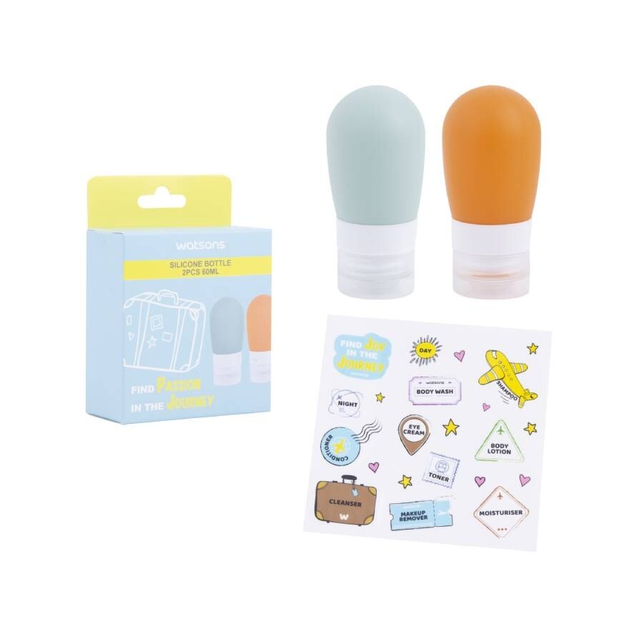 Watsons Silicone Bottle 60ml x 2 pcs.
