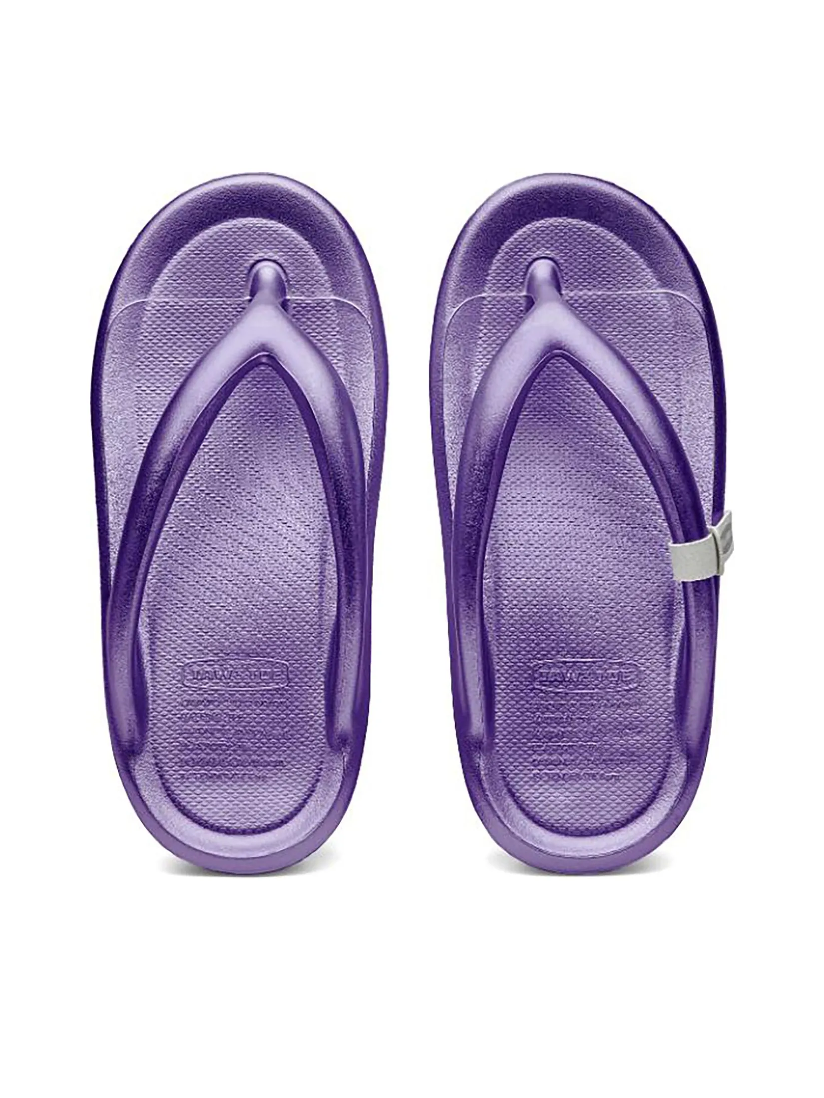 TAW&TOE Unisex Sandals Zerovity Flip Flop OG Metal Purple