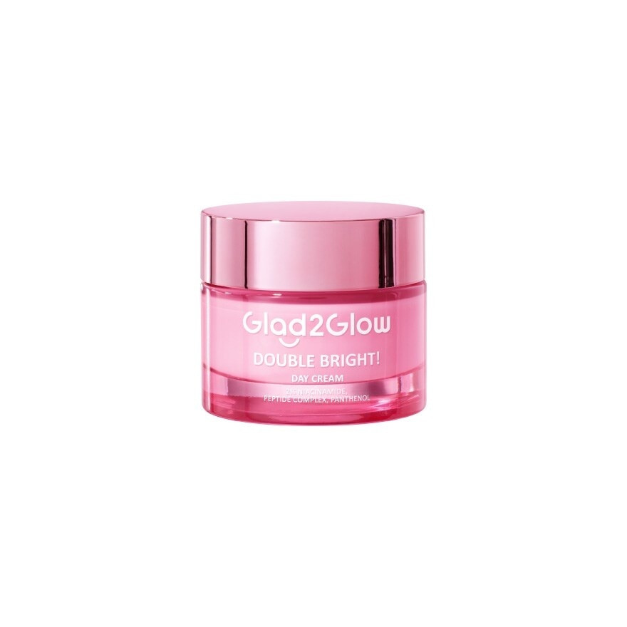 Glad2Glow Day Cream Double Bright 30 G. - Pink