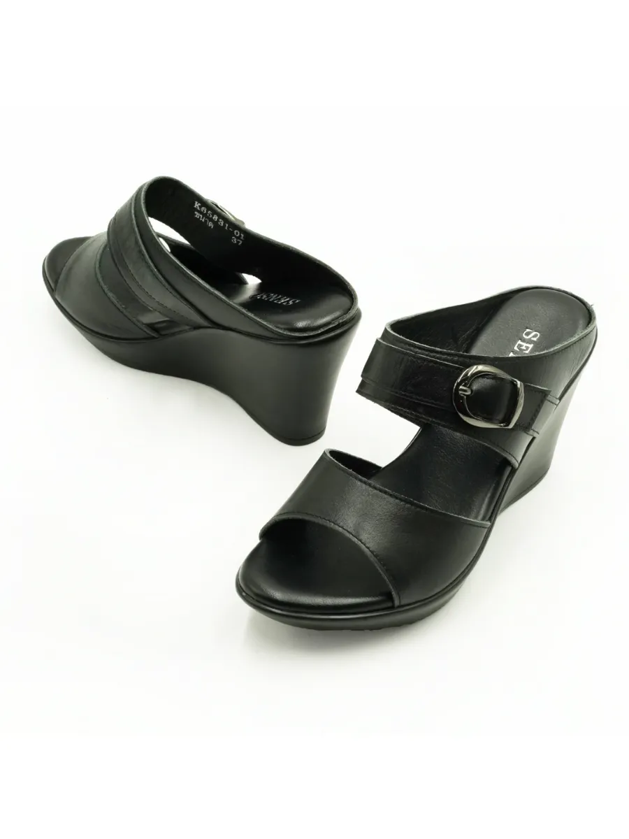 SENSO Women PU Heels K87041 Black