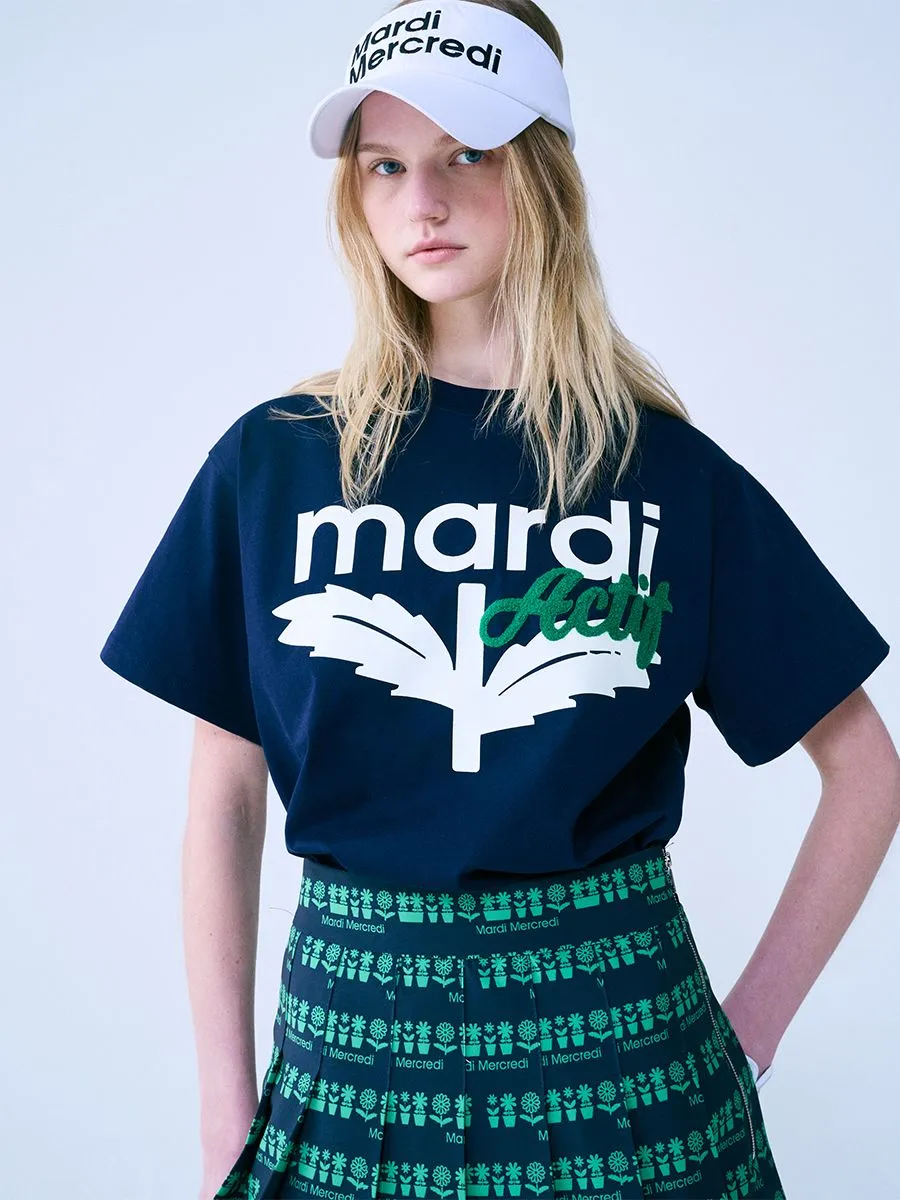 MARDI MERCREDI ACTIF T-Shirt Actif Bloommardi Navy Green F