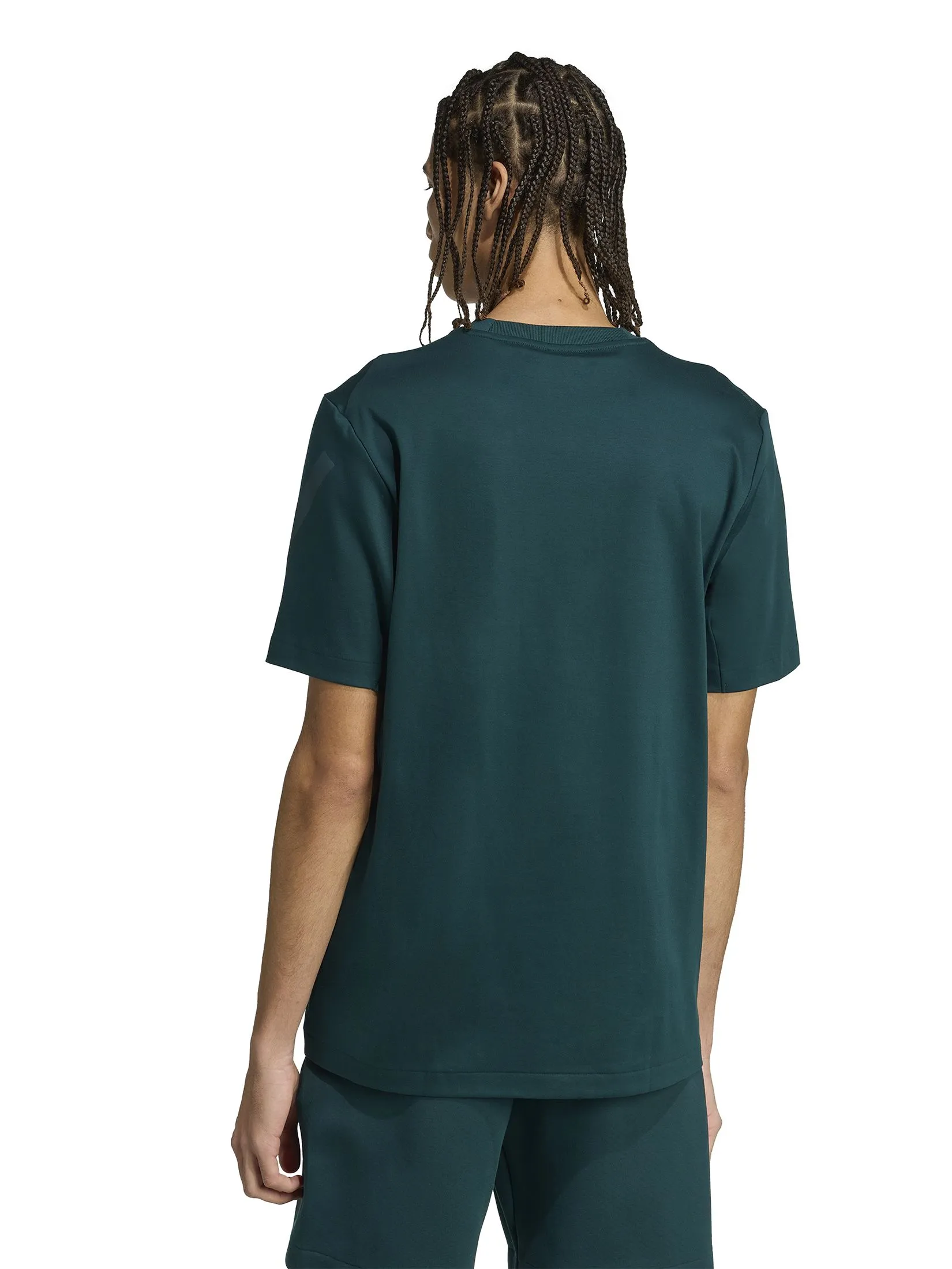 ADIDAS Men T-Shirt adidas Z.N.E. JW4736 Green / Aurora Ivy