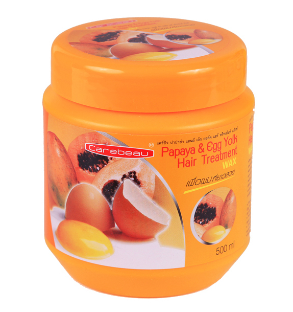 Маска с папайей и яичным желтком Carebeau 500 мл