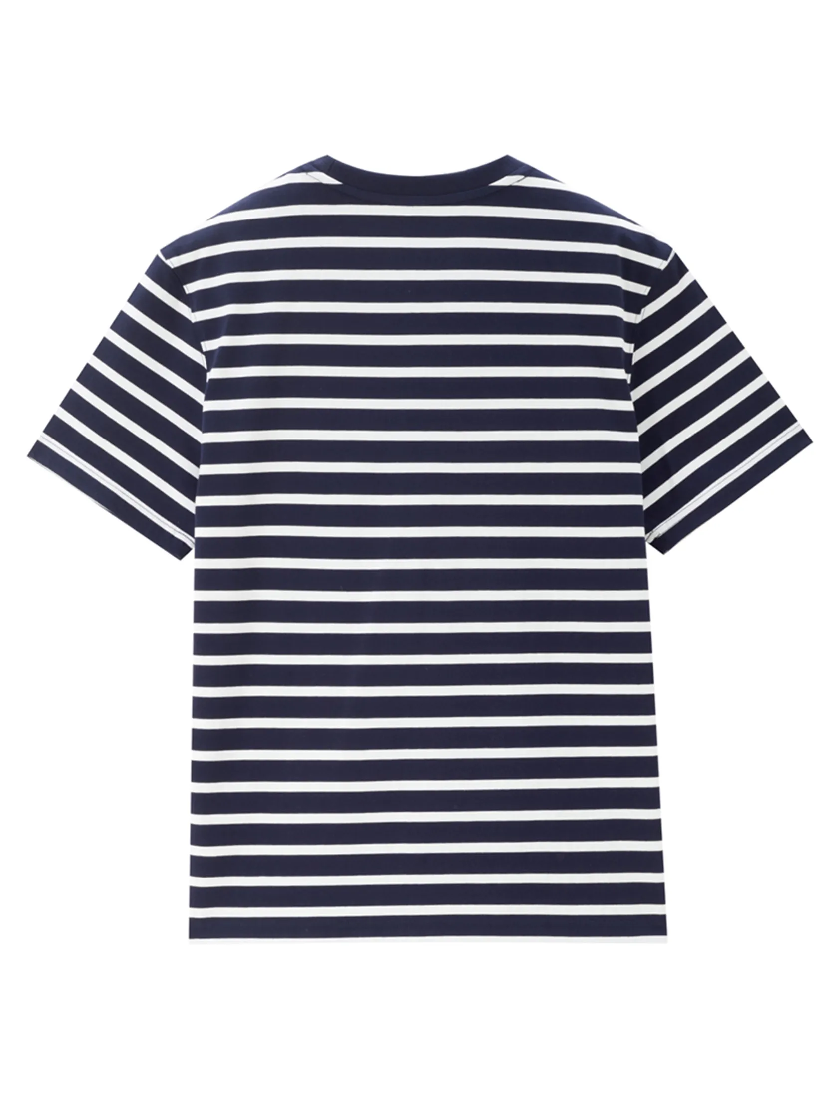GIORDANO Men s Online Exclusive Timeless Comfort Striped T-shirt (Korea) Navy x Blue x White