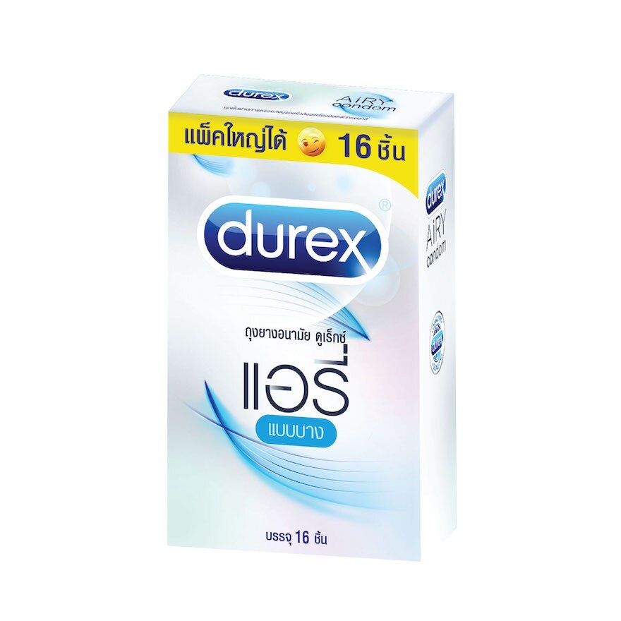 Durex Airy Condom 52 mm. Pack 16 pcs.