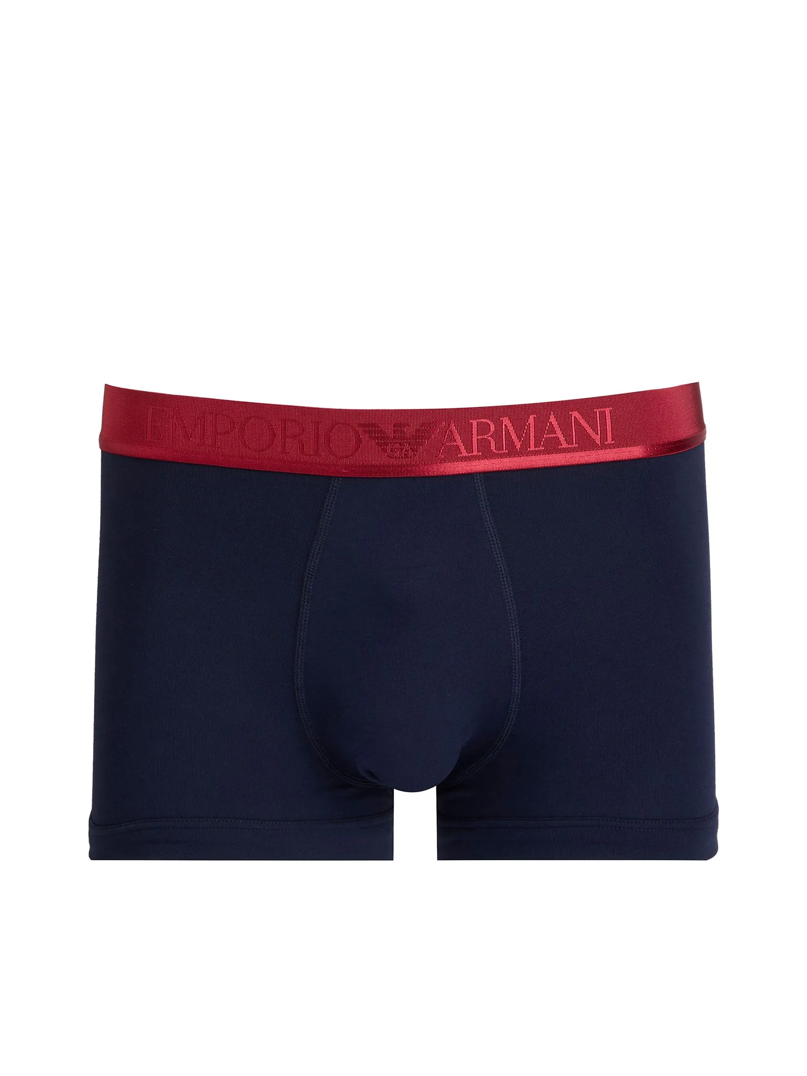 EMPORIO ARMANI Men Trunk 3 Pack FW25 M5058 Rhubarb/Black/Ar.Blu