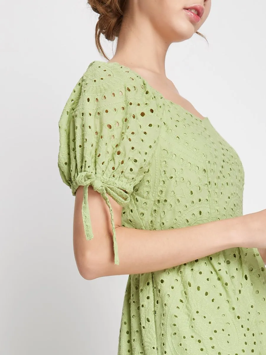 LOLITA Women Dress Puff Sleeves