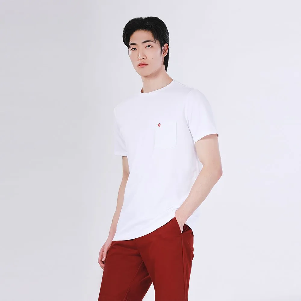 JOHN HENRY Men's T-Shirts (Slim Fit) SDM White