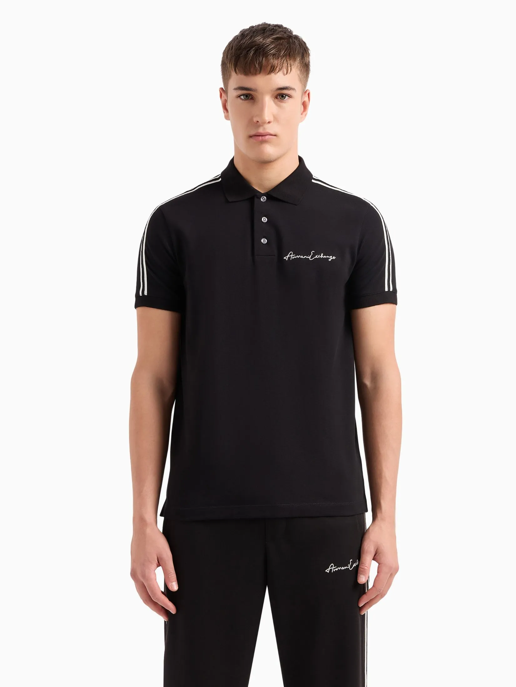 ARMANI EXCHANGE Polo Men 8NZFSG-ZJ81Z-1200 Black