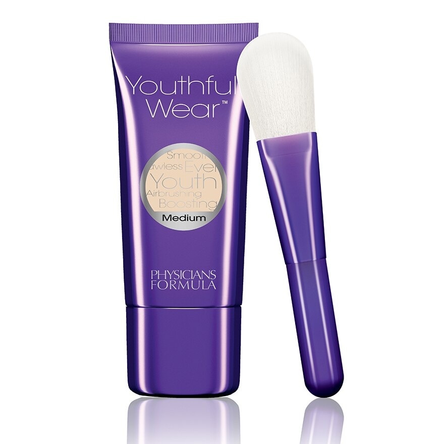 Physicians Formula Youthful Wear Youth-Boosting Foundation + Brush SPF15, Medium 29 m