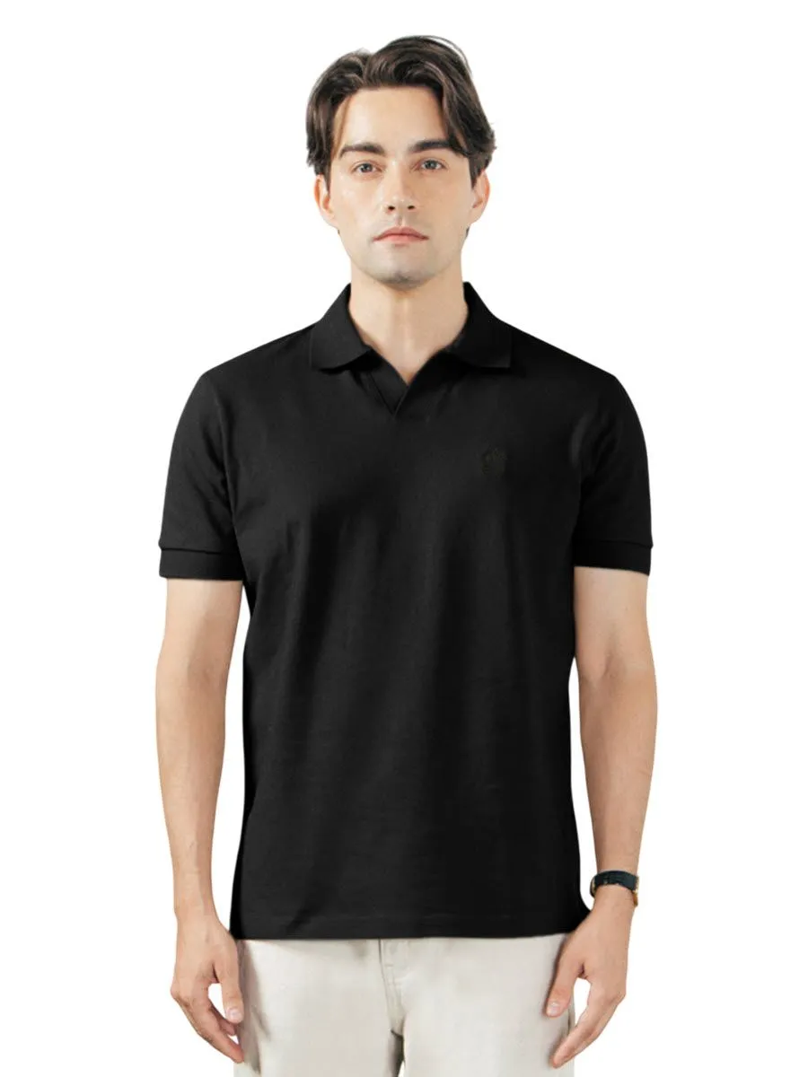 BEVERLY HILLS POLO CLUB Black Men Polo Shirts Model BV2I002