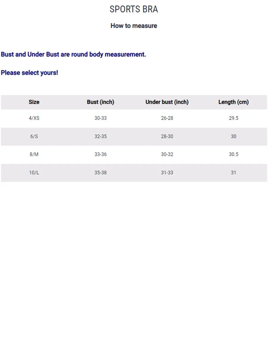 NAPIYONG Samurai Sports Bra in Black