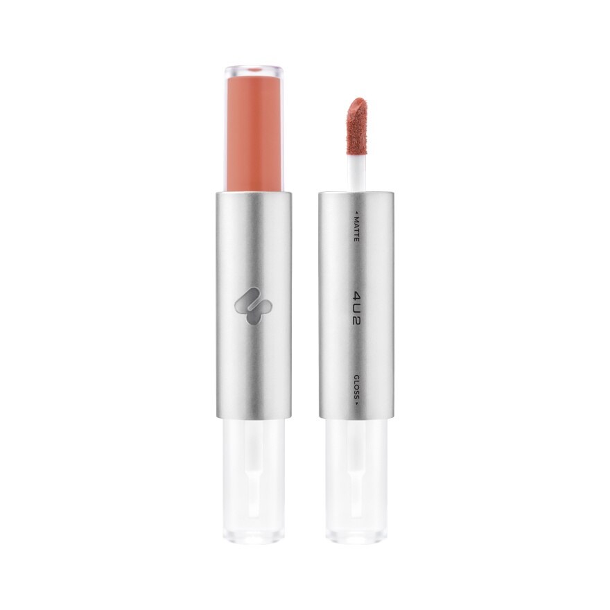 #4U2 Twogether Matte & Gloss Lip 2g 01 - 01 Left  Right