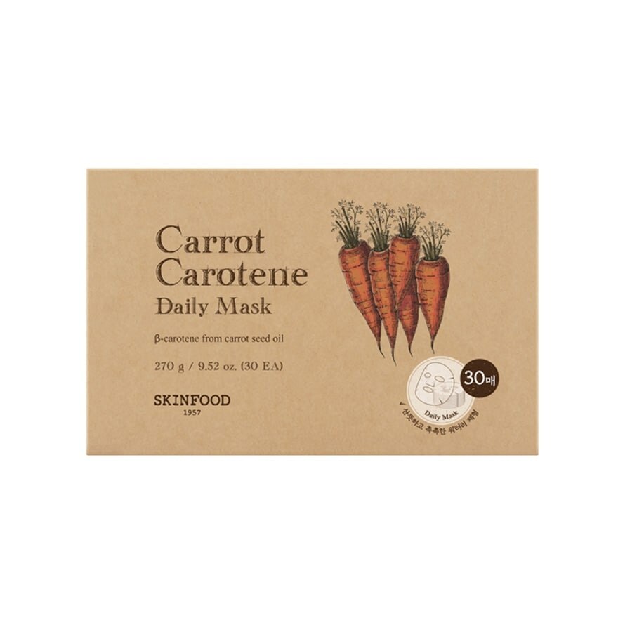 Skinfood Mask Carrot Carotene Daily 30'S