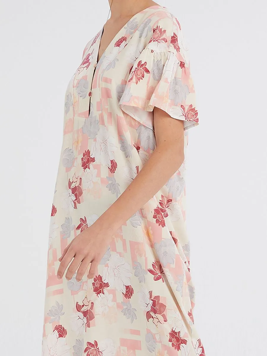 SHAKA Woman Dress Ren Print Tunic Pink