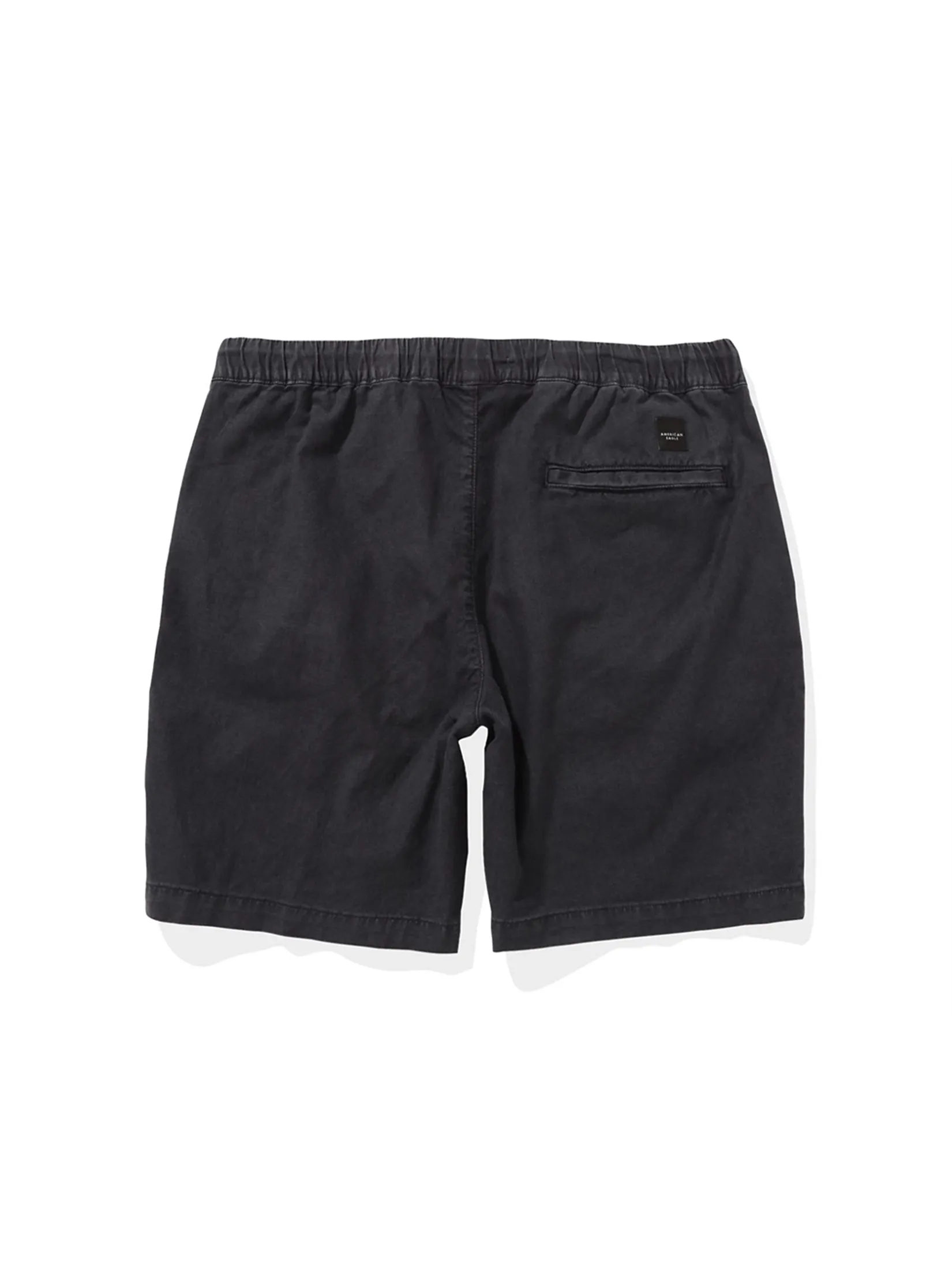 AMERICAN EAGLE MEN NEW 8 IN LUKE LINEN LIVED IN TREKKER SHORT 167 WASHED BLACK