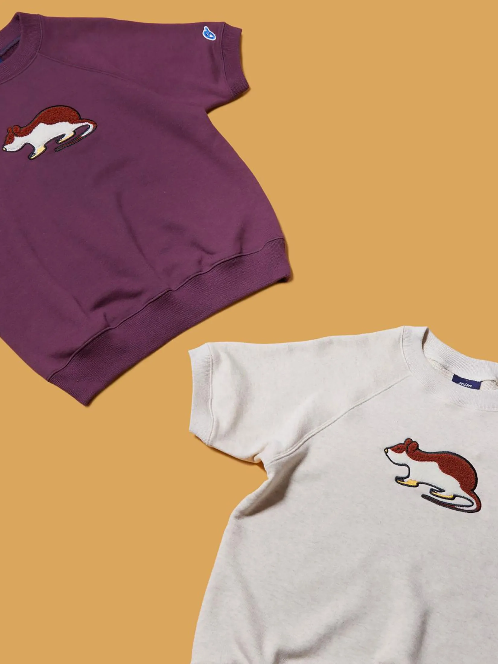 ONION COLLECTION Men Sweatshirt Short Sleeve - Rat