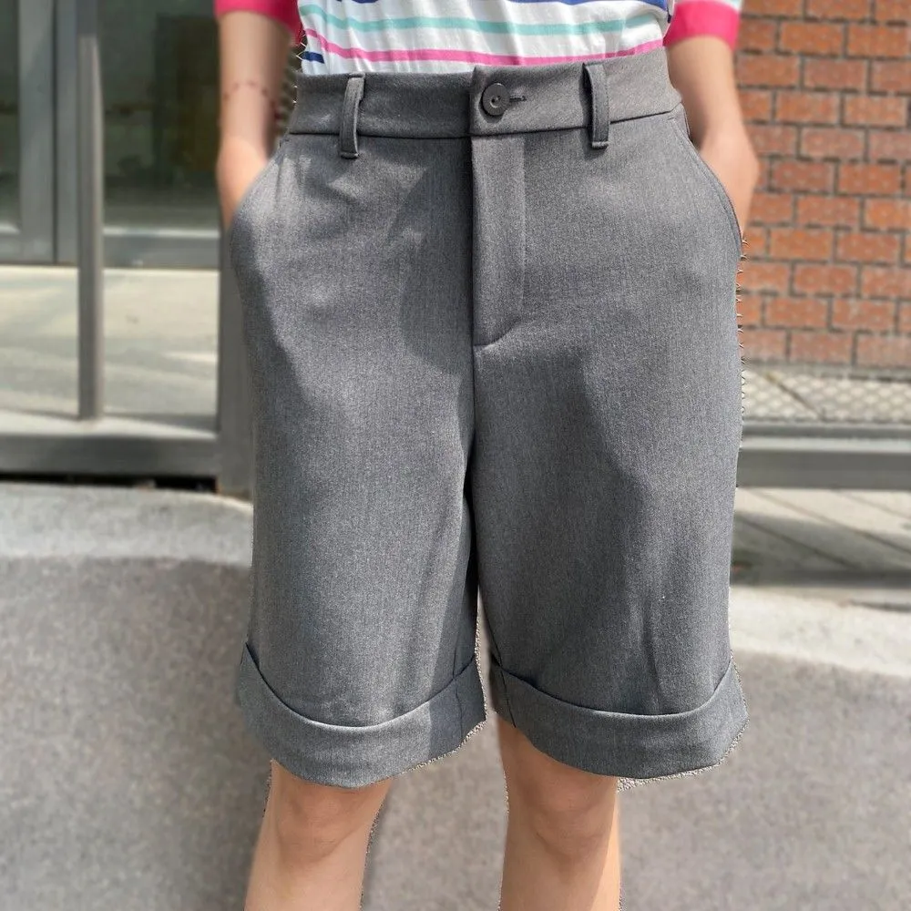 PORTLAND Shorts Dark Grey Size - M