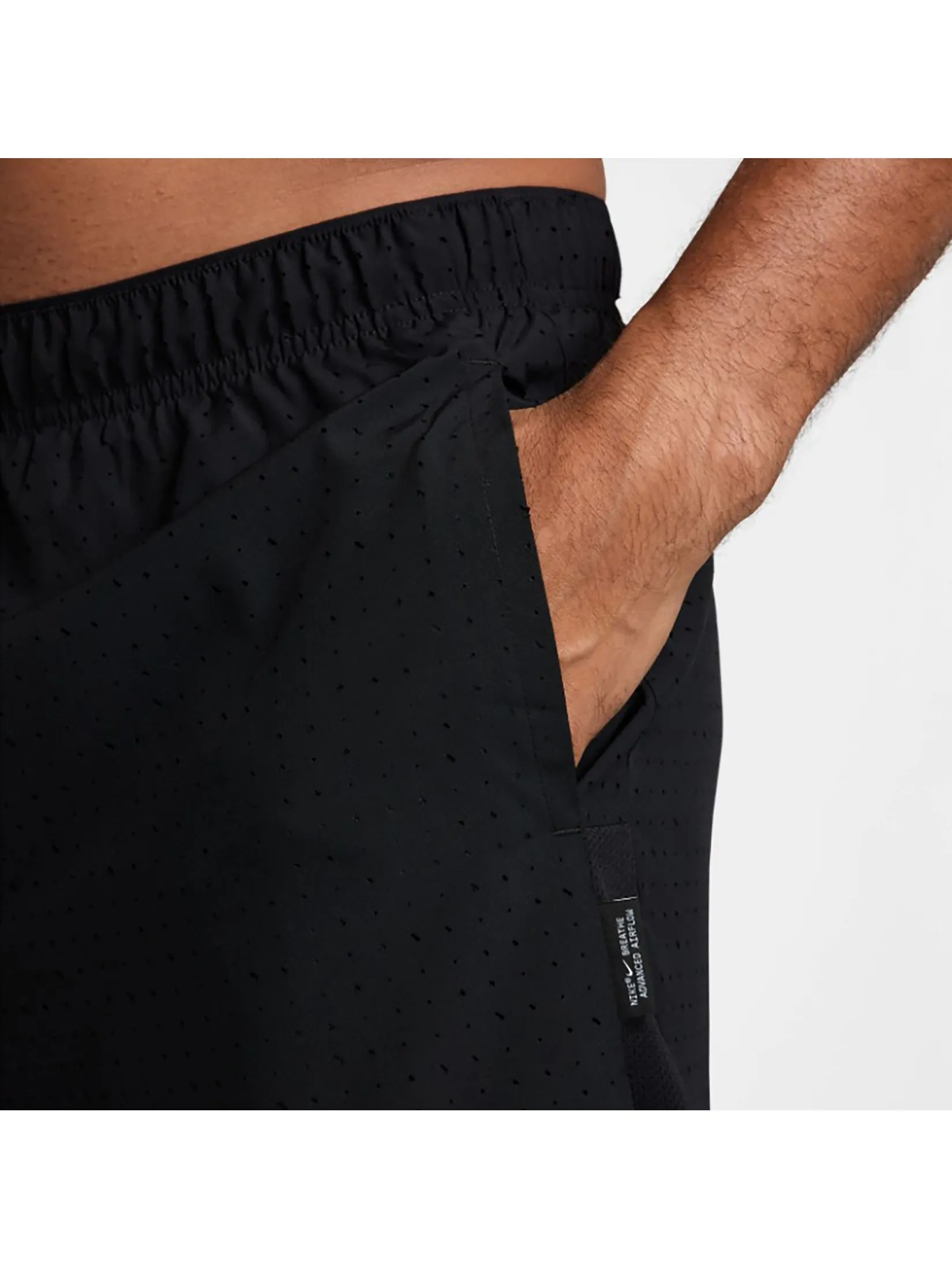 NIKE Men Shorts Challenger Breathe Dri-Fit 7" 2-In-1 Black/Black/Black/Reflective Silv