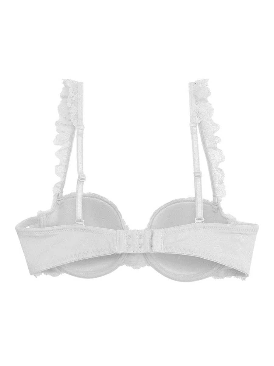 ELLE LINGERIE BRASSIERE MOLDED BRA LB6565 WHITE