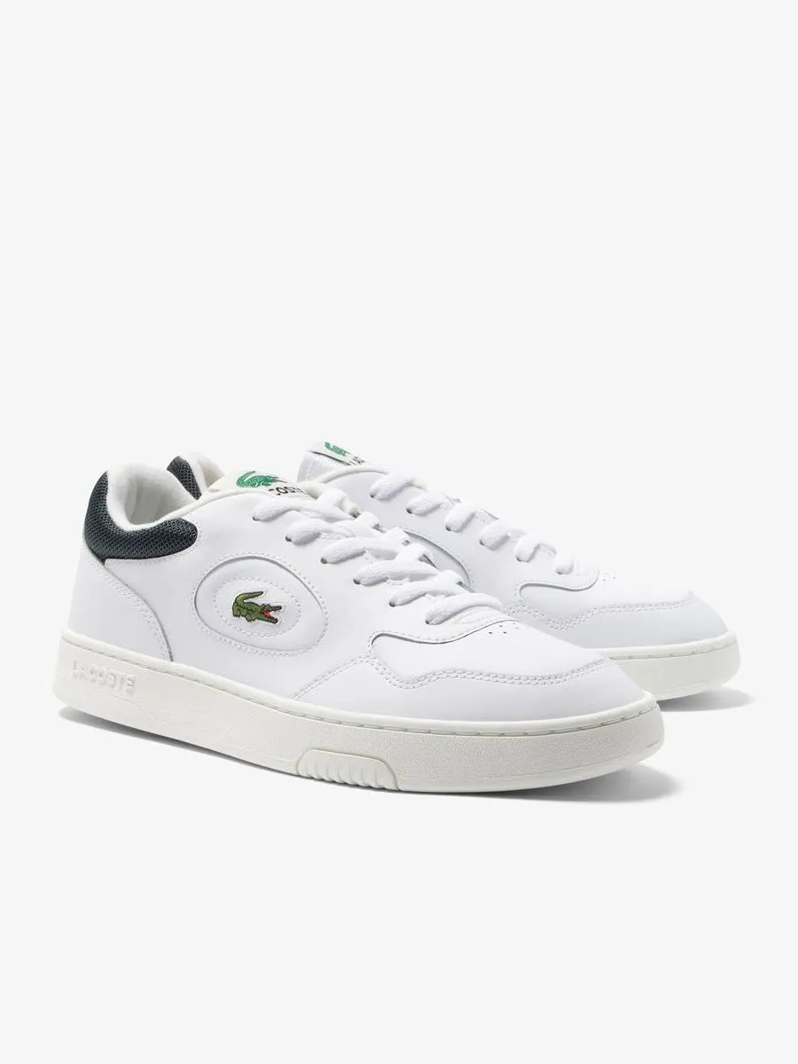 LACOSTE White Men’s Lineset Leather Trainers