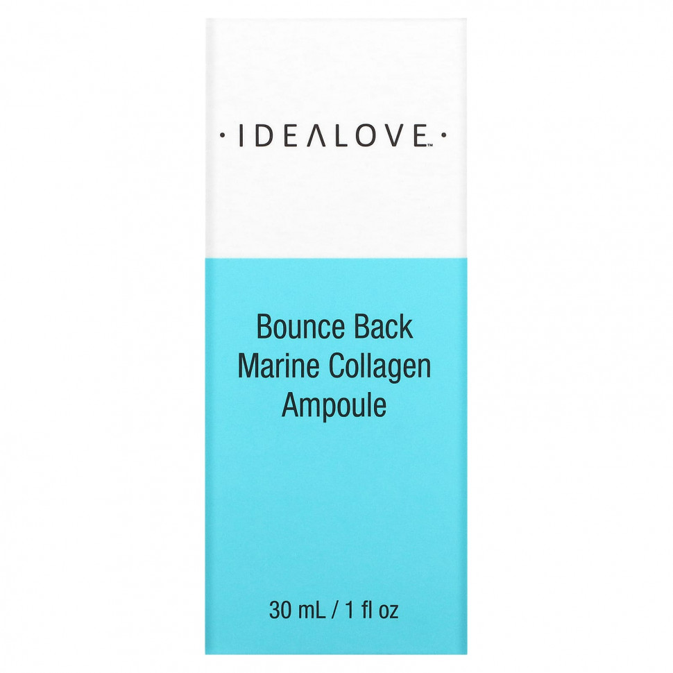 Idealove, Bounce Back, Marine Collagen Ampoule, сыворотка с морским коллагеном, 30 мл (1 жидк. унция)