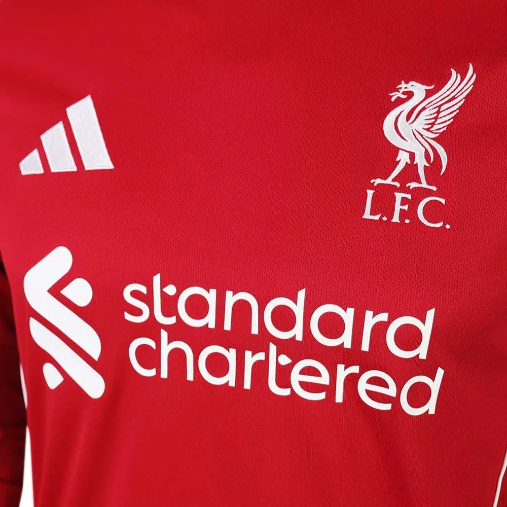ADIDAS Men Liverpool FC Home 2025/26 Long Sleeve Jersey Red - AD001AP278ENTH