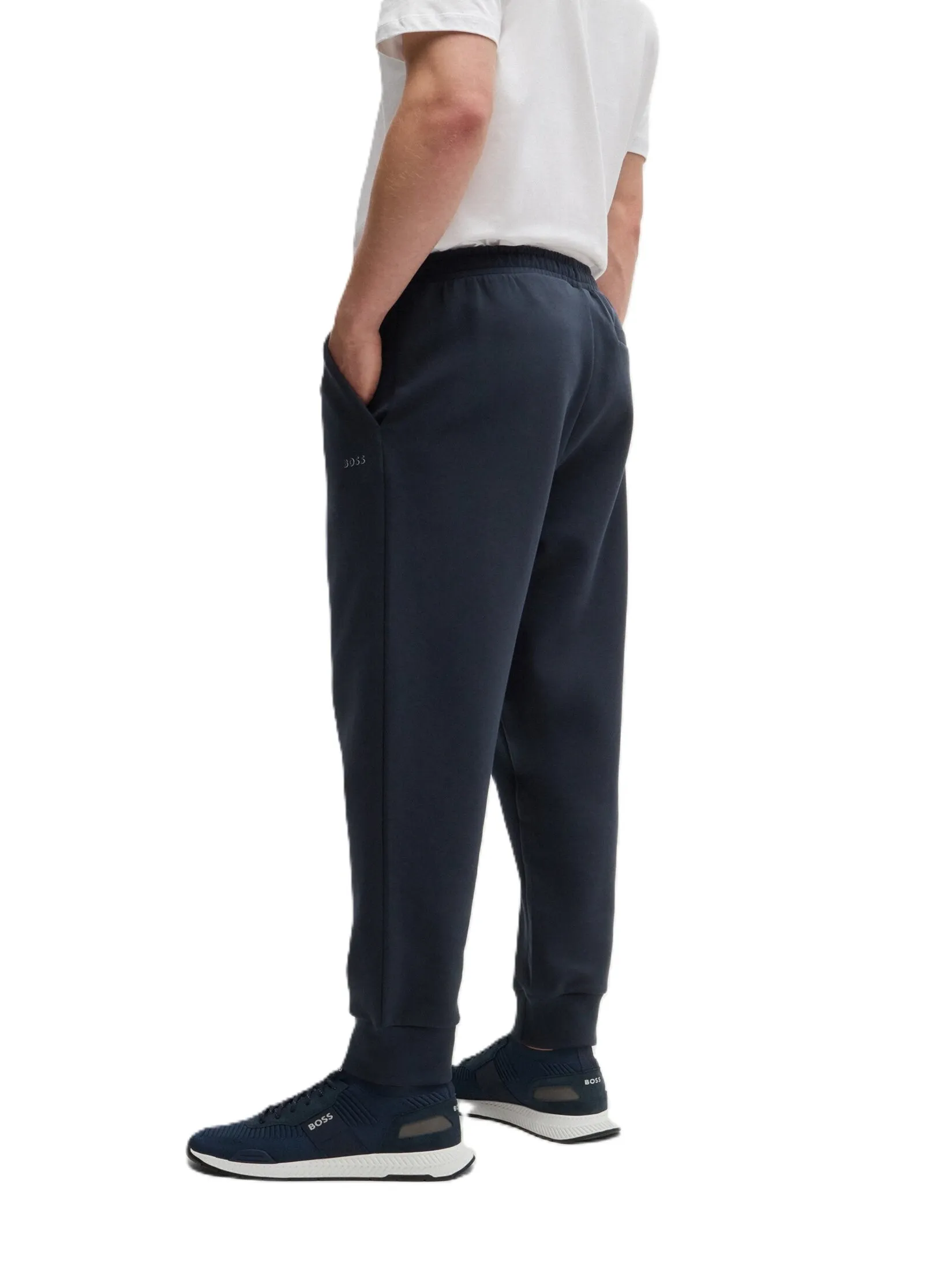 BOSS Men s Jersey Trouser / sweatpants Dark Blue