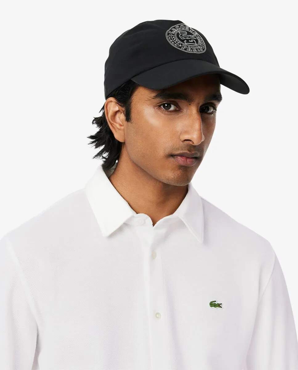 LACOSTE Slim Fit Petit Piqu  Shirt White