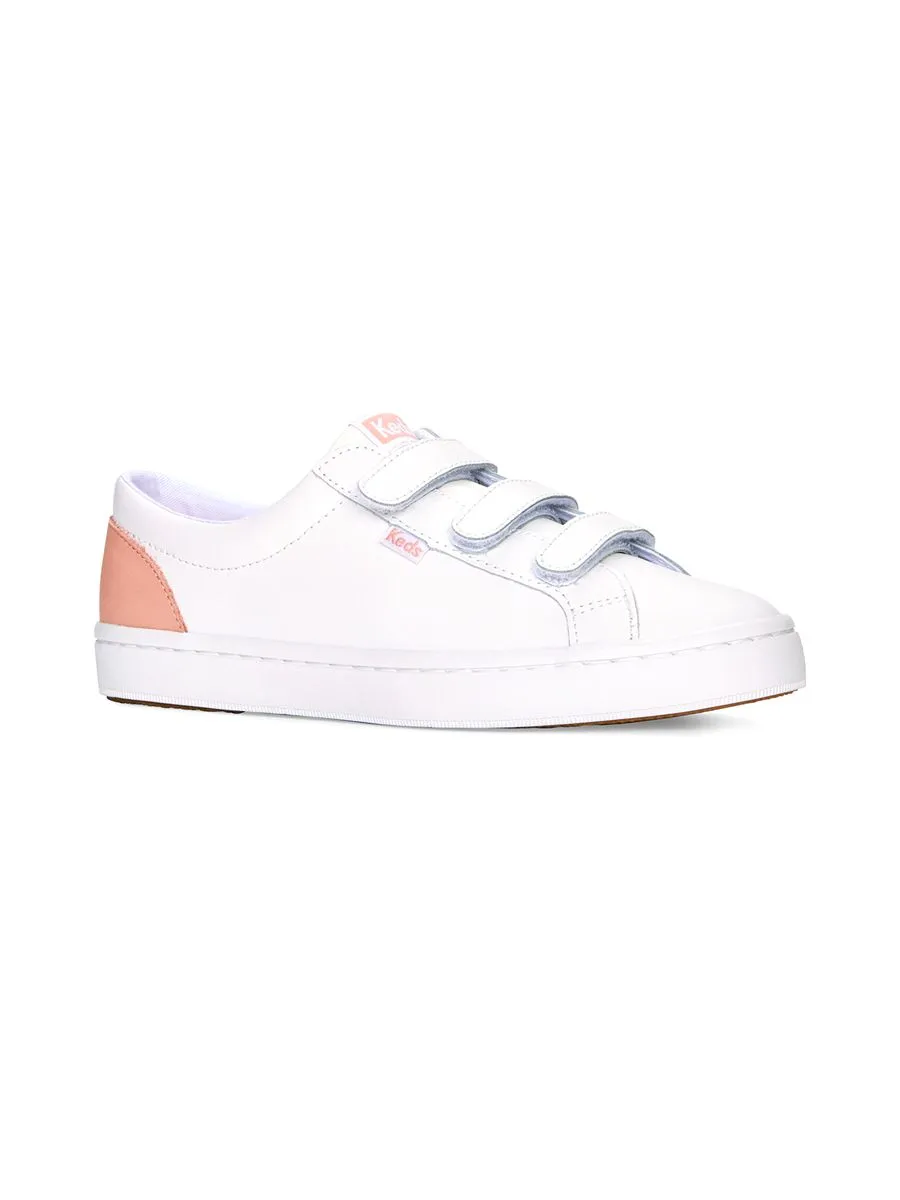 KEDS Women Tiebreak Leather White/Pink