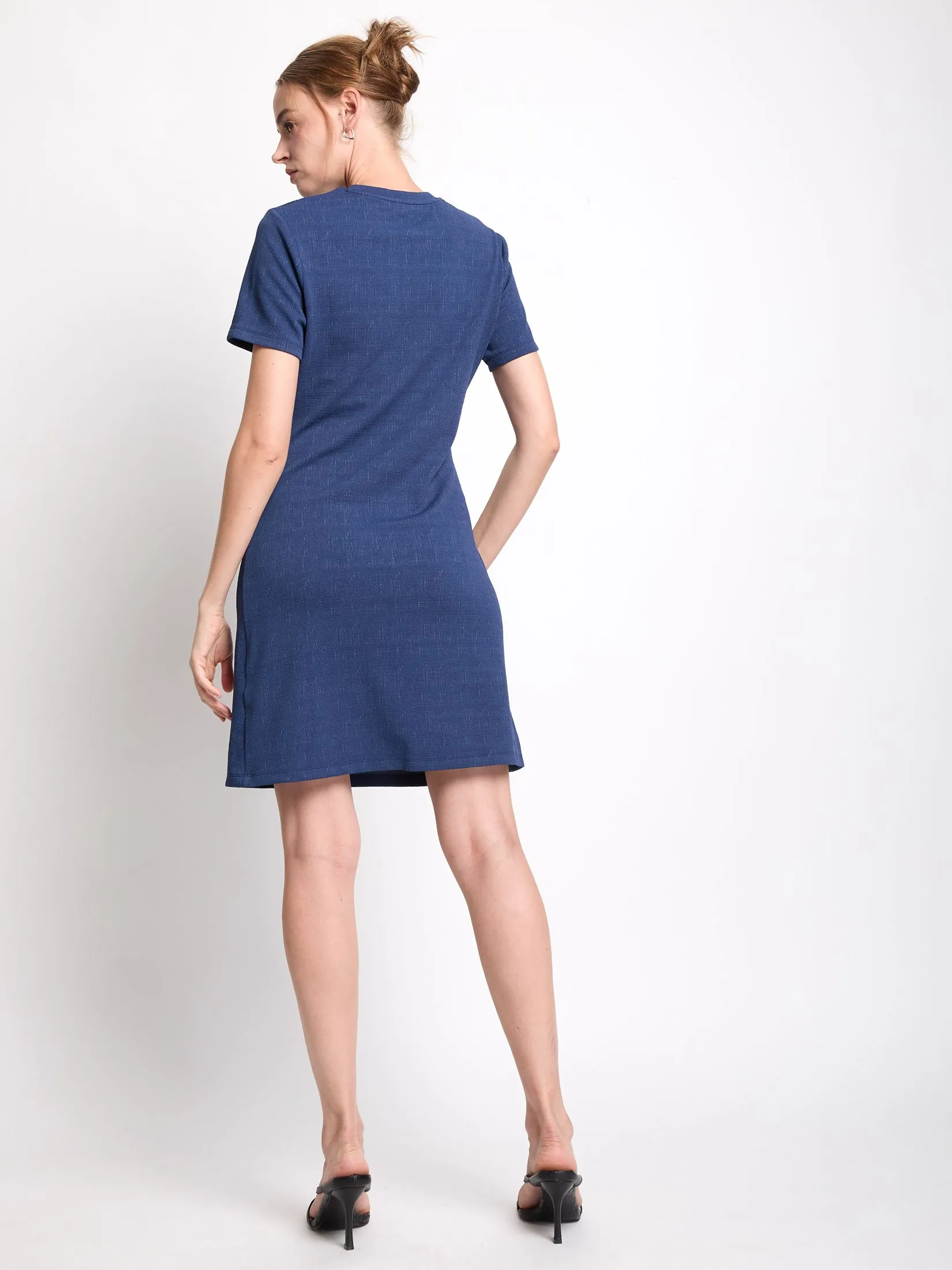 FOF Women Dress with Side Button Detail