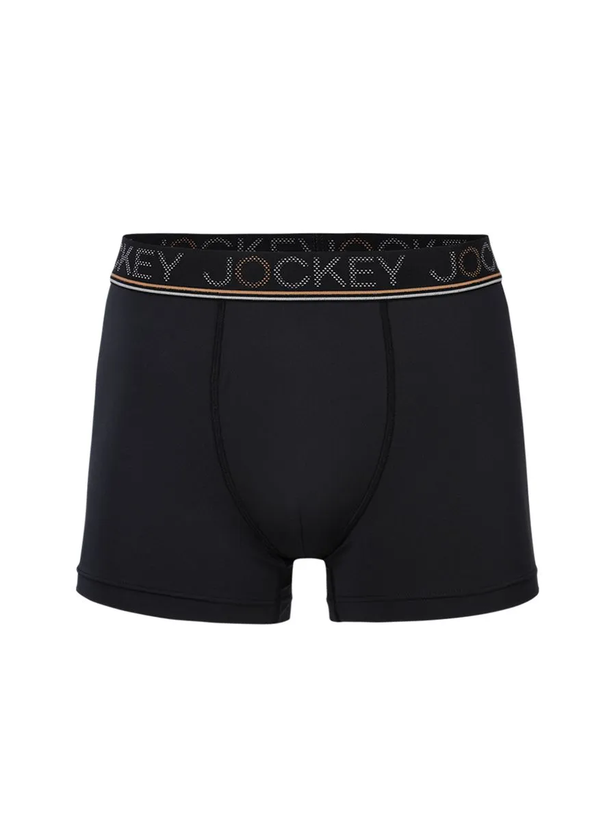 JOCKEY UNDERWEAR Men's COOLING JADE TRUNKS BLACK Size - L