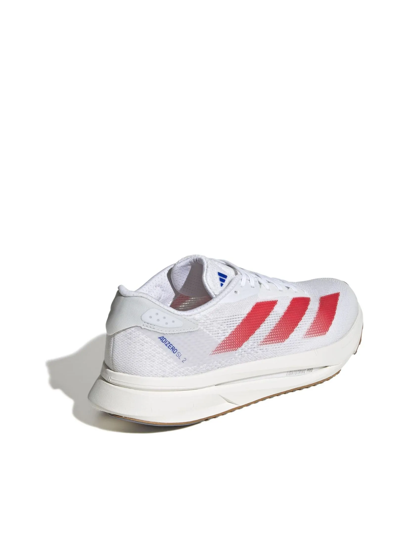 ADIDAS Women Running Shoes Adizero SL2 IF9385 Cloud White / Pure Ruby / Royal Blue