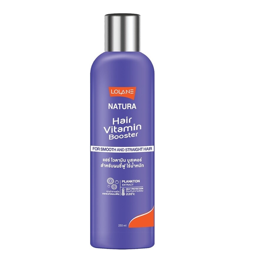 Natura Hair Vitamin Booster For Smooth  Straight Hair 250 Ml. ผมชี้ฟู ไร้น้ำหนัก