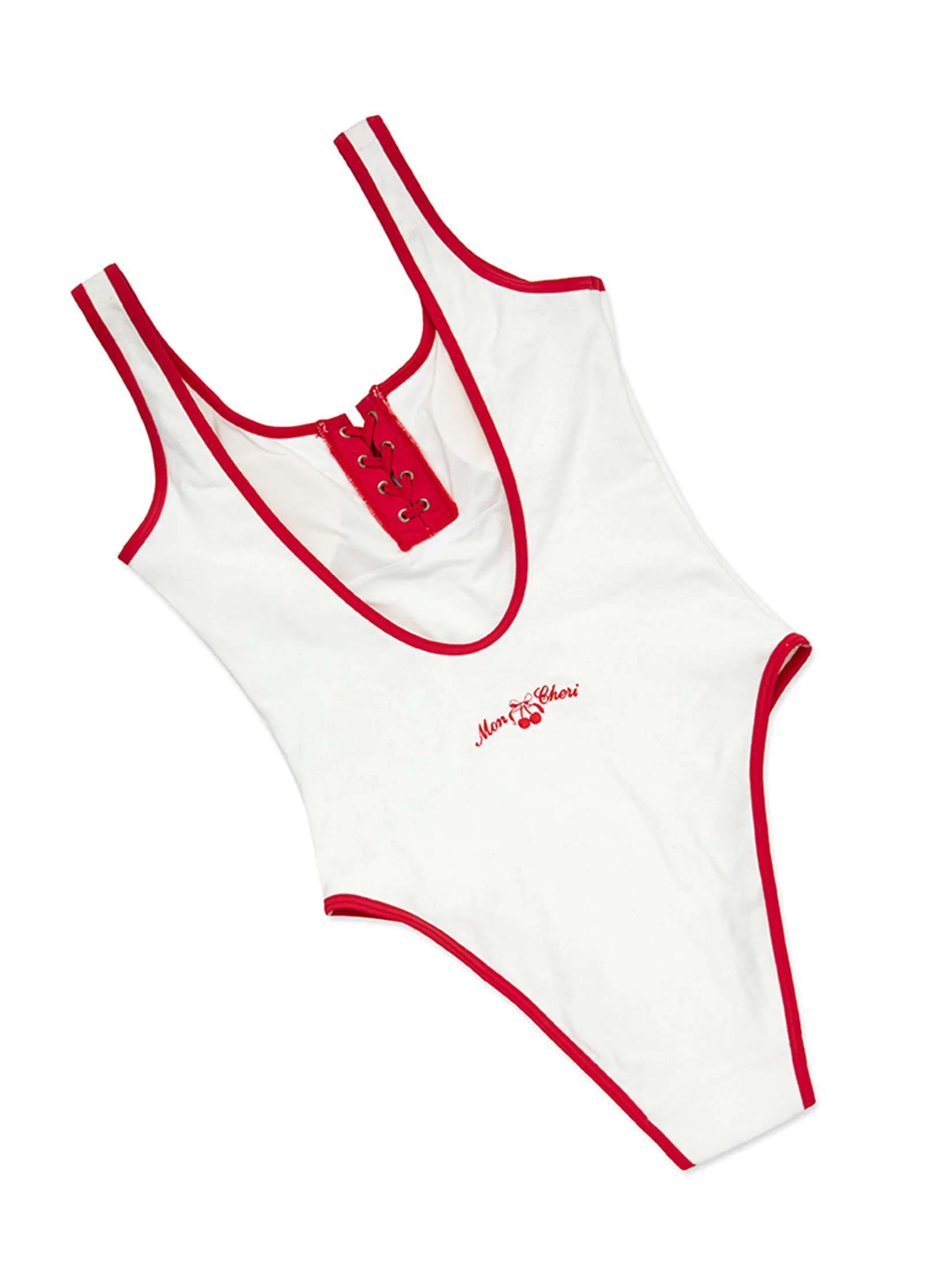 SABINA SWIM SS 25 Woman | CHERRY ON TOP Margaret One Piece Swimwear - Cream