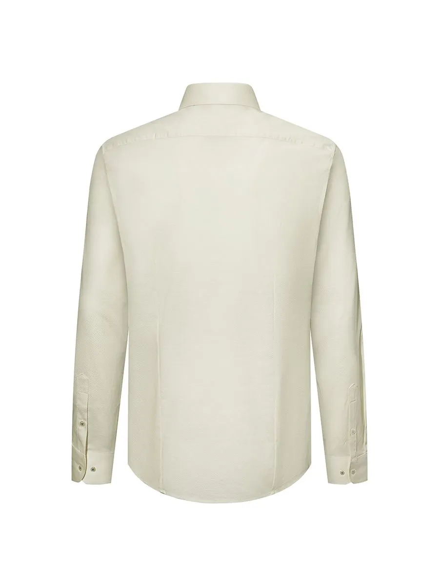 G2000 Men Clothing Easy Care Stretch Shirt Smart Fit - Beige