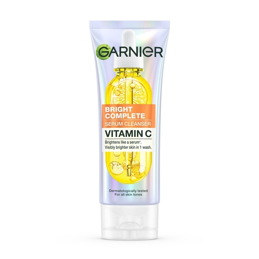 Garnier Bright Complete Serum Cleanser Vitamin C 100 Ml. - Silver