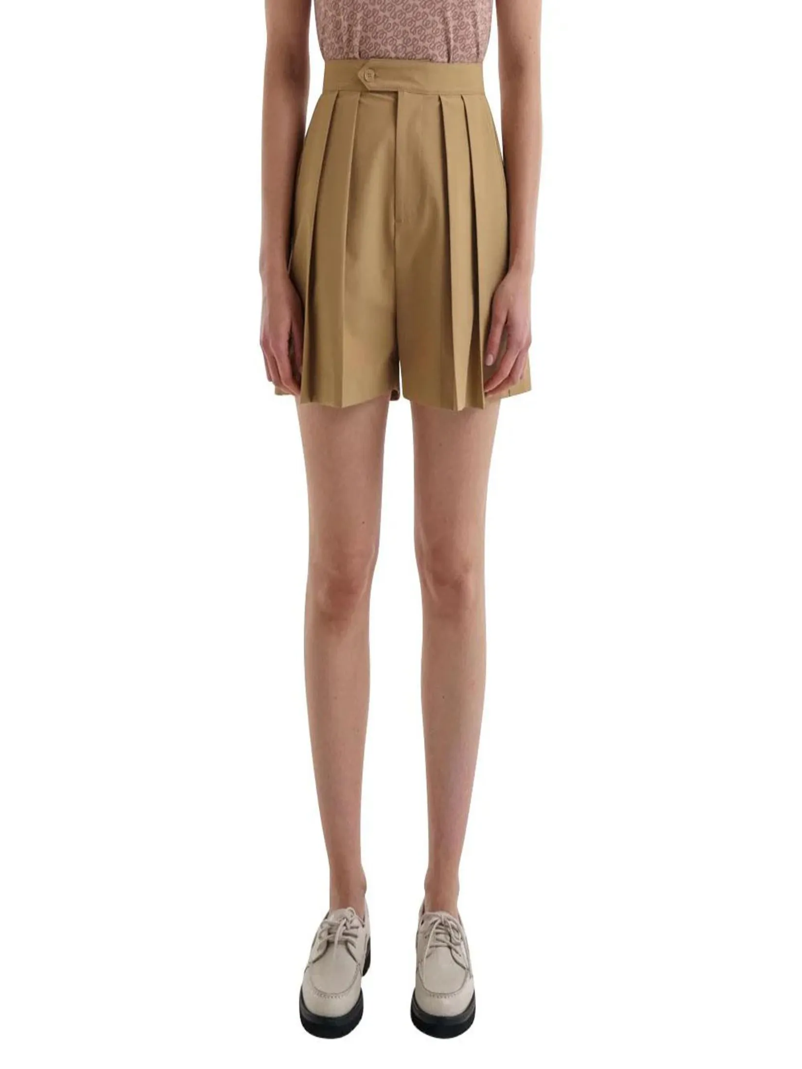 MALBON GOLF MARINA SHORTS IN CAMEL