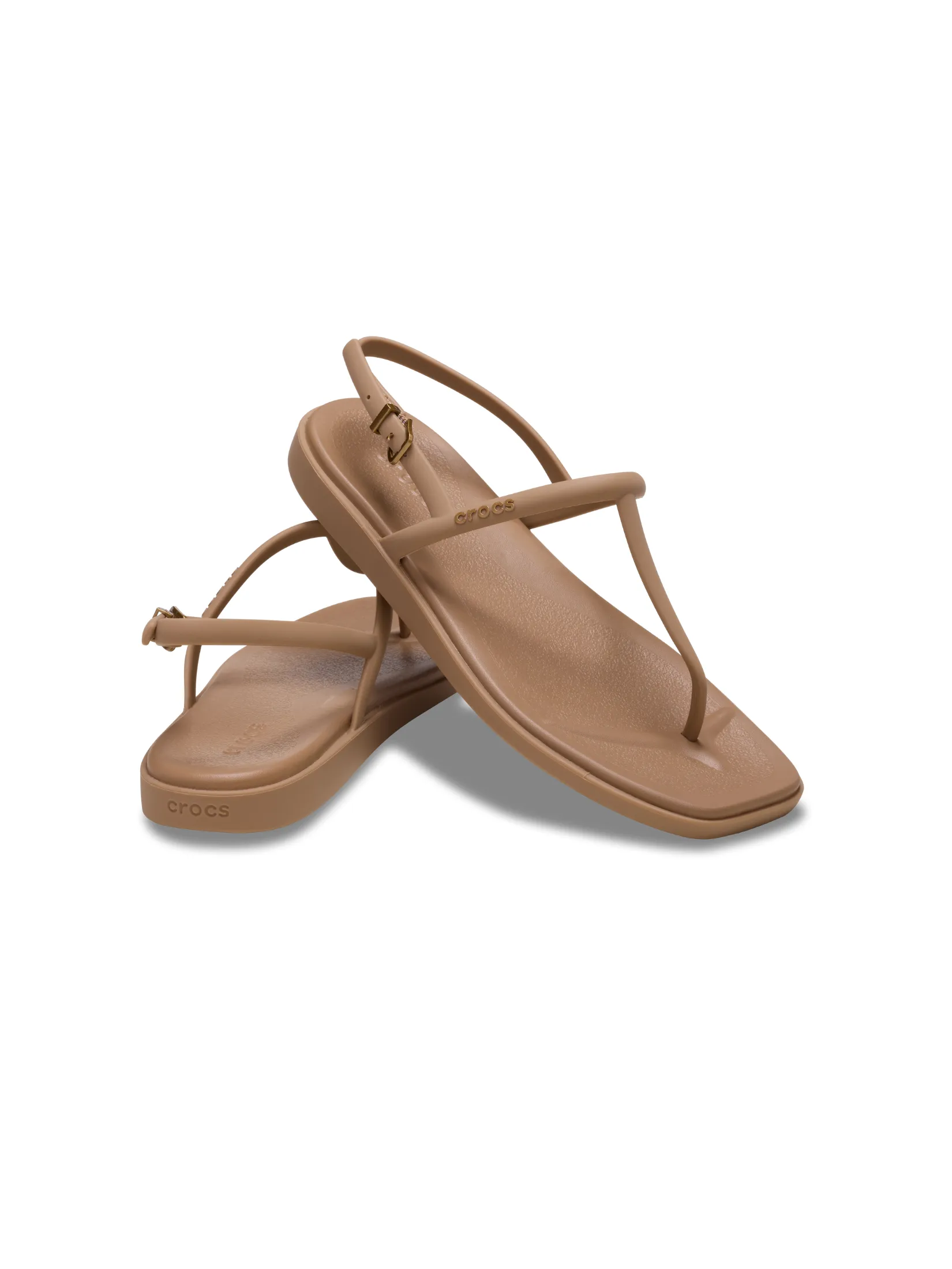 CROCS WOMEN'S  MIAMI THONG FLIP - MILK CHOCOLATE