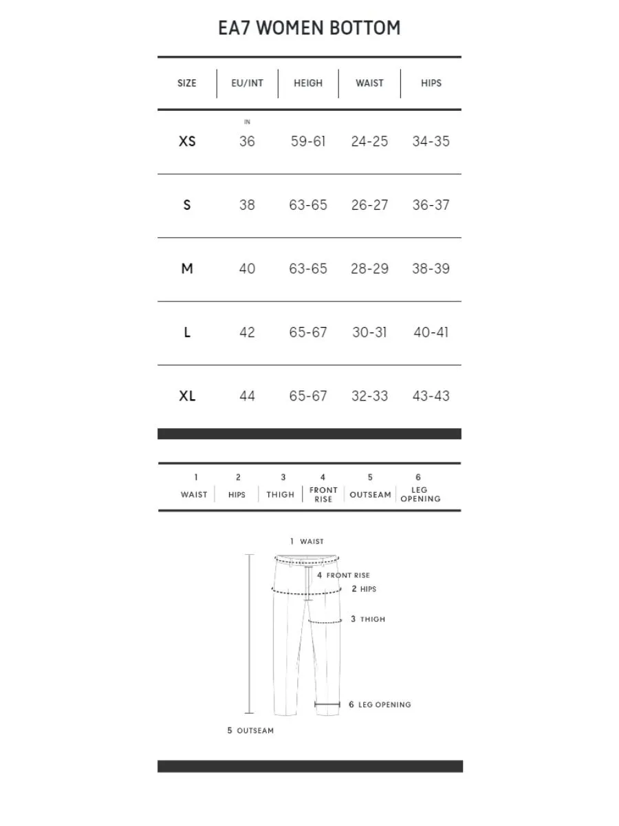 EA7 Women Short Pants White