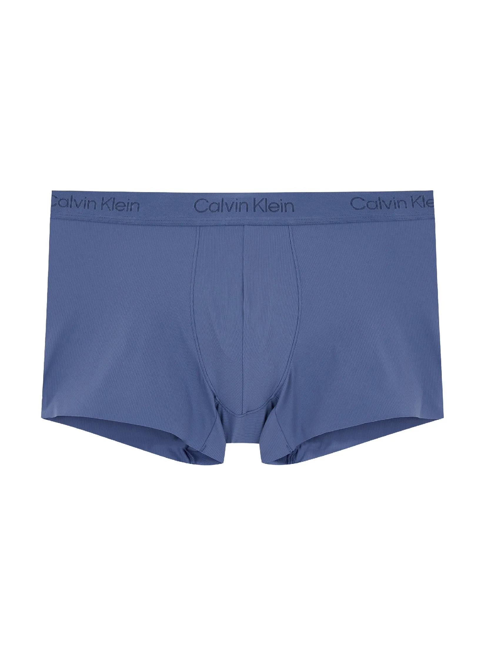 CALVIN KLEIN Men's Microfiber Stretch Grip Trunk Blue